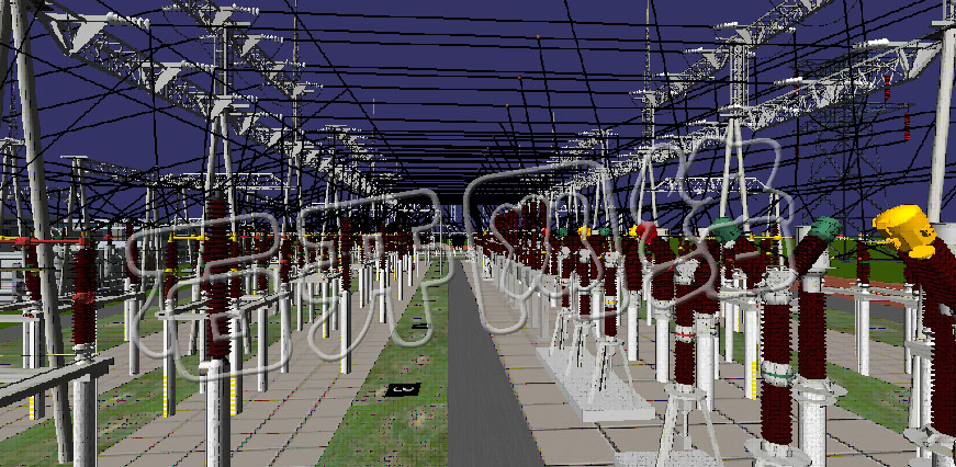 變電站建設(shè) 改造仿真